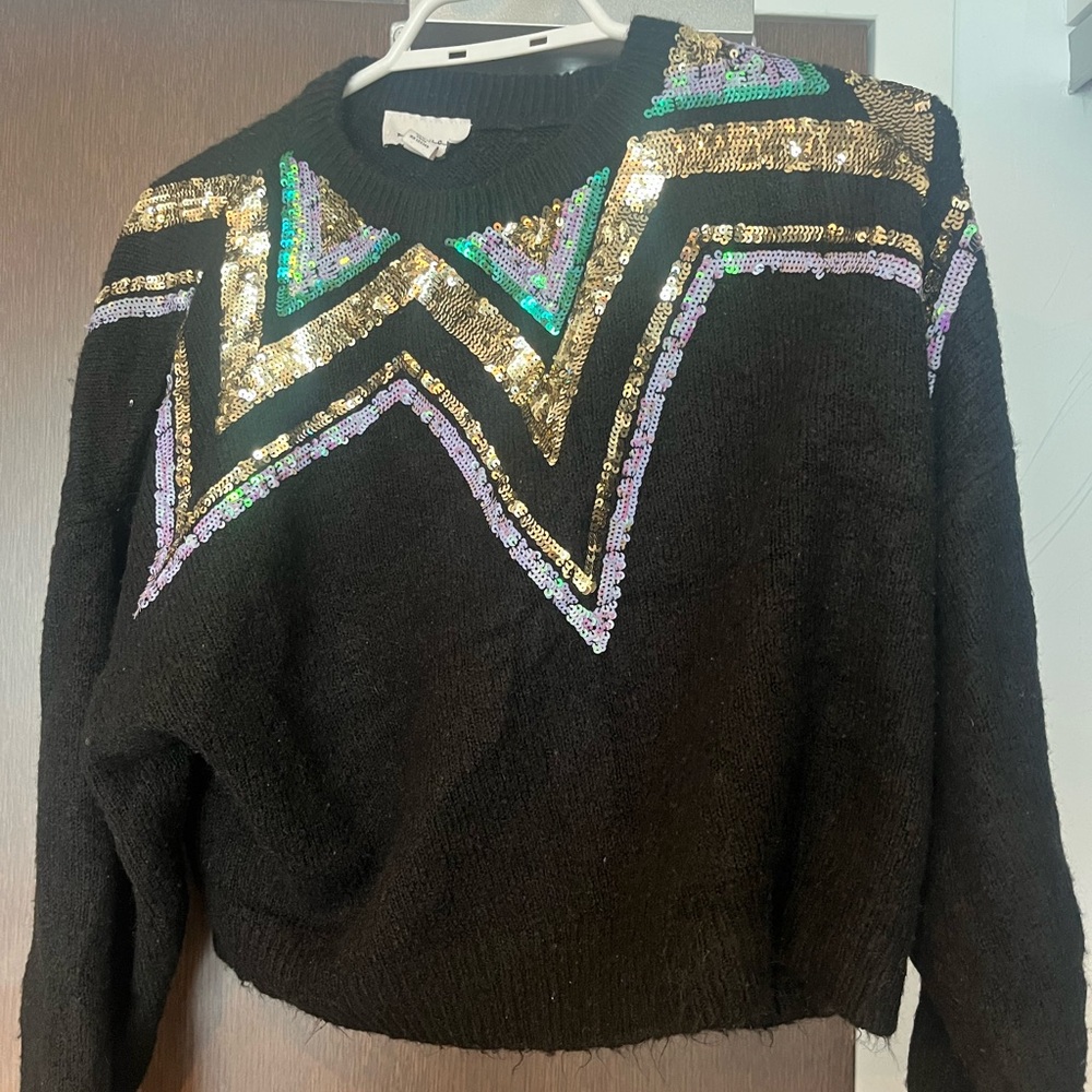 Topshop sweater with Sequin Design